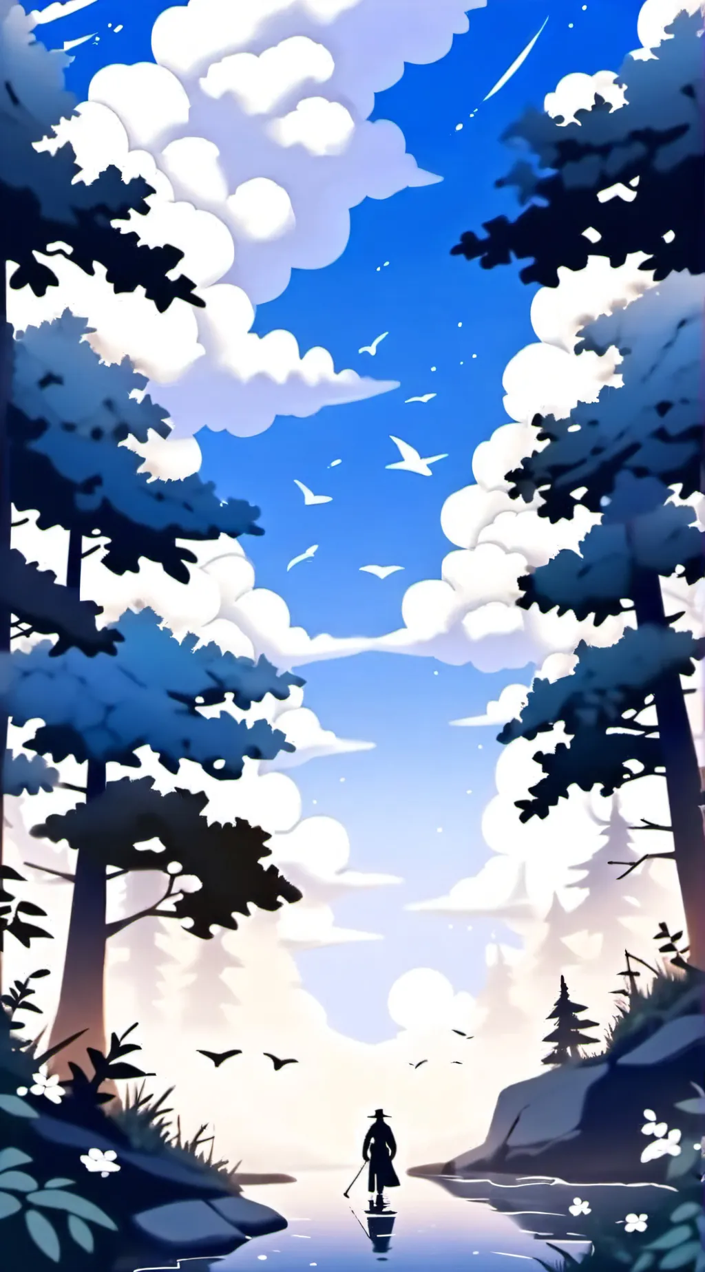 ai character: Yoriichi and koku background