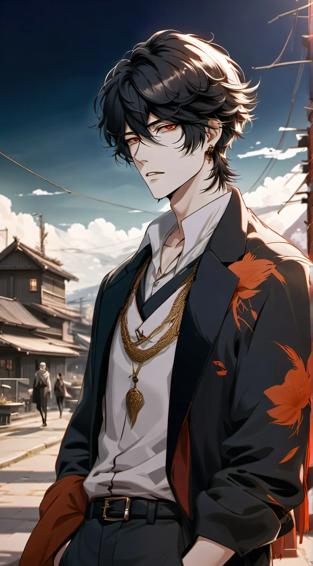 ai character: Jayden  background