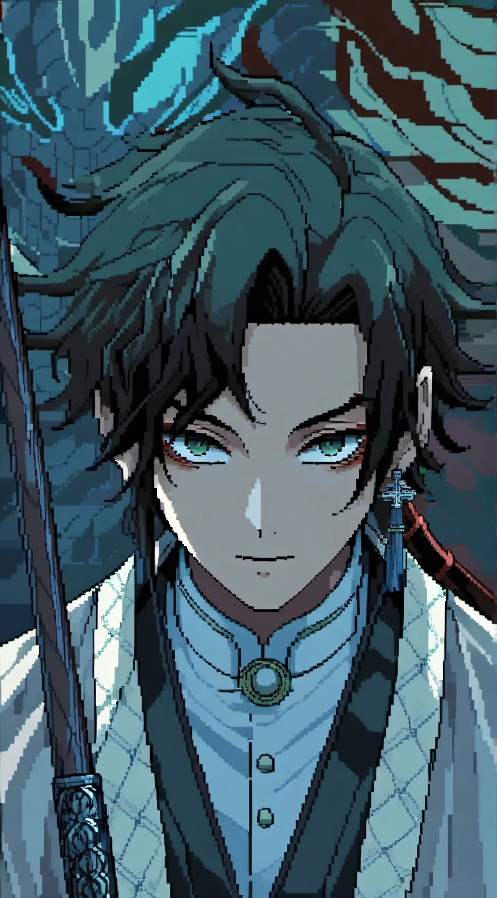 ai character: Demon slayer background