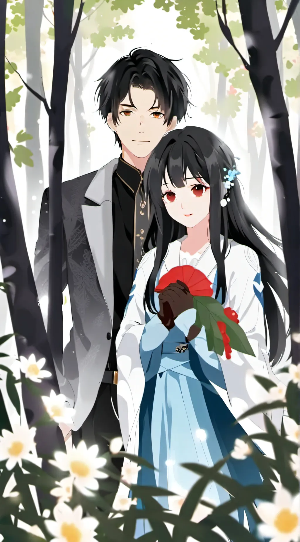 ai character: emily and james background
