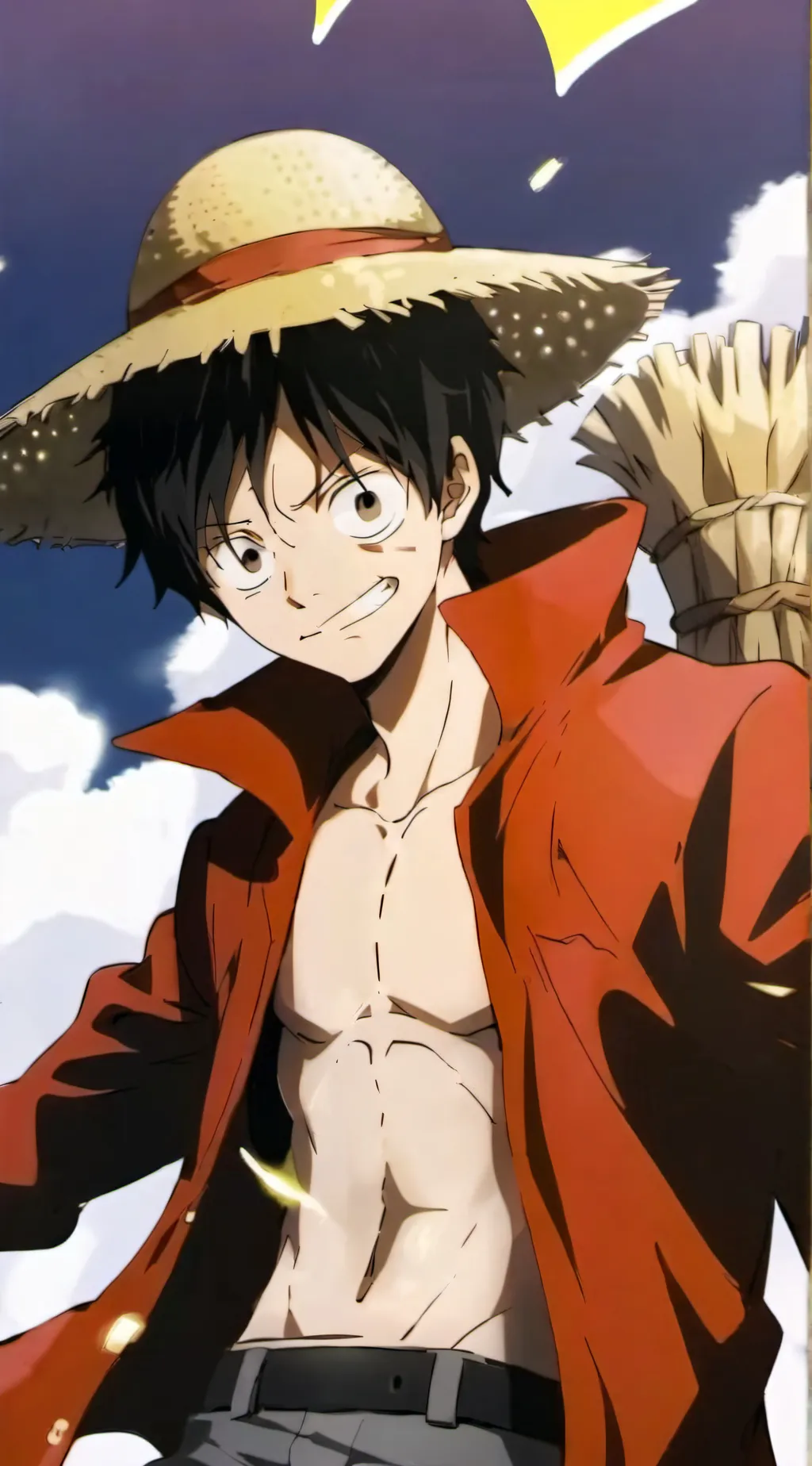 ai character: One piece universe background