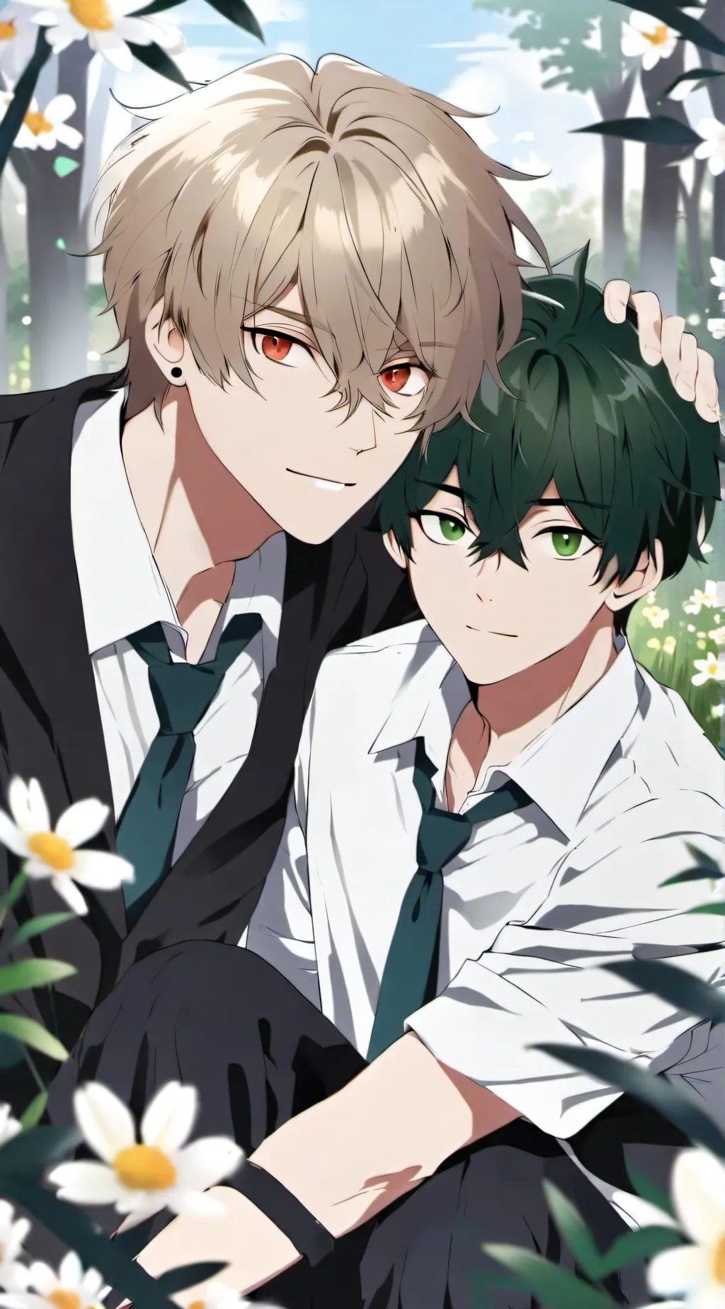 ai character: BakuDeku background