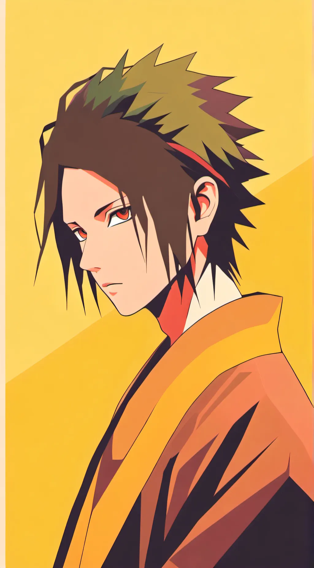 ai character: Sasuke background