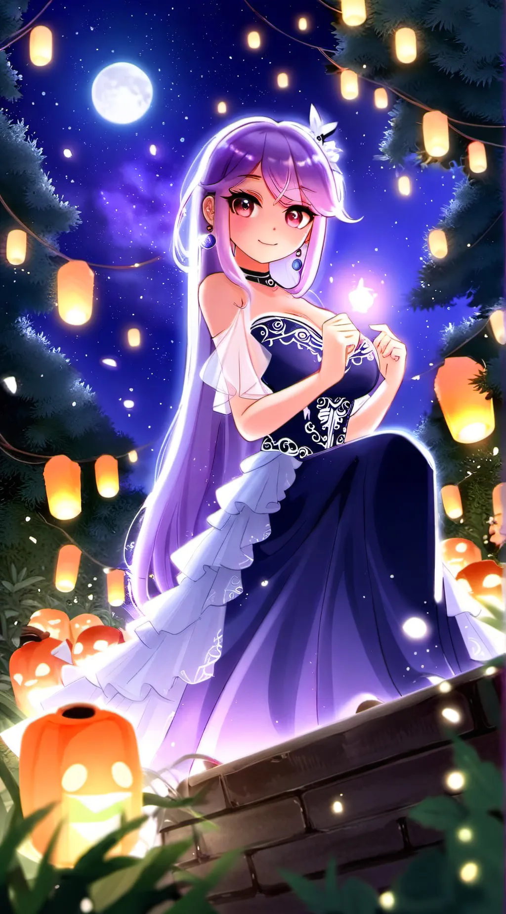 ai character: Goddess Lumia  background