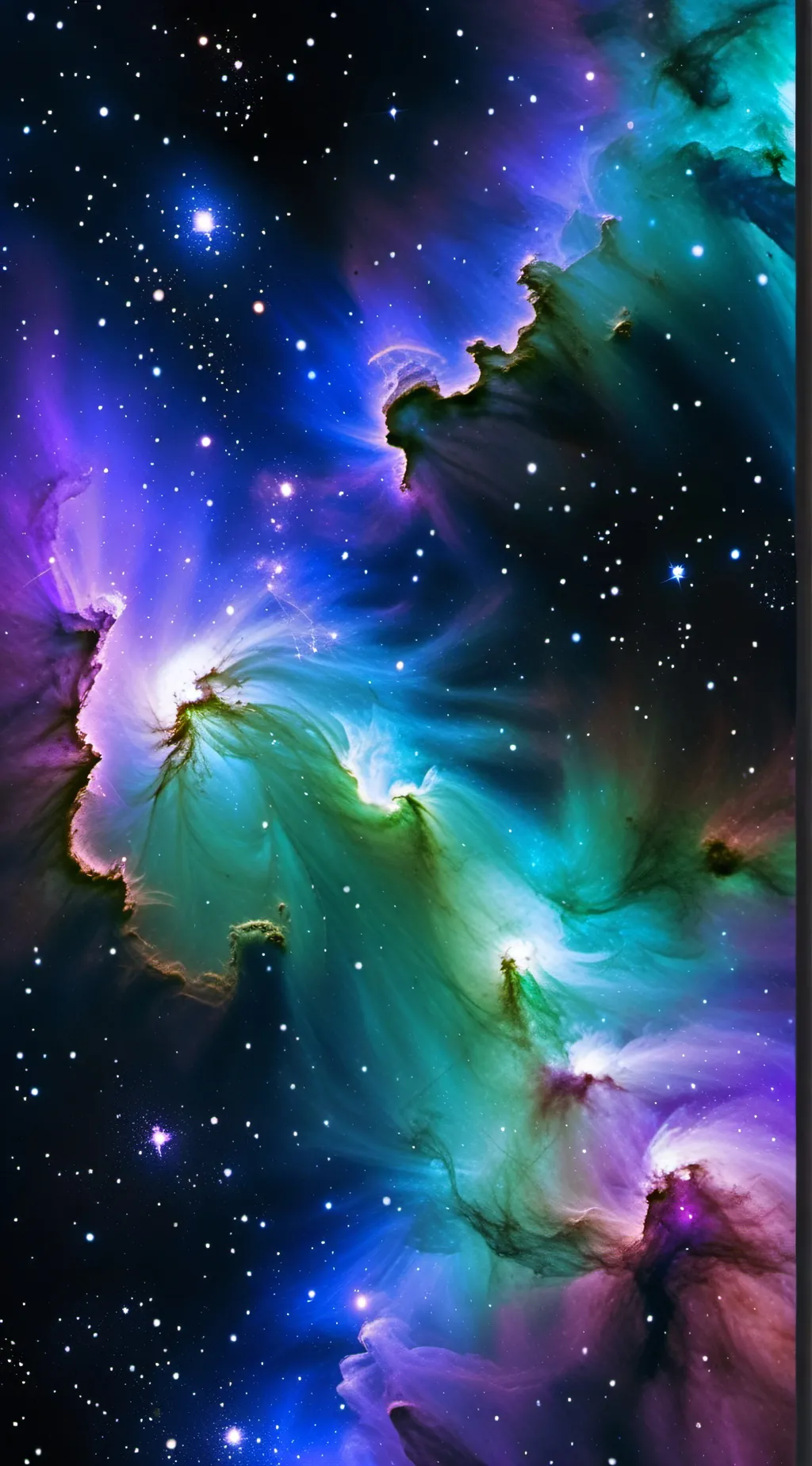 ai character: Nebula background