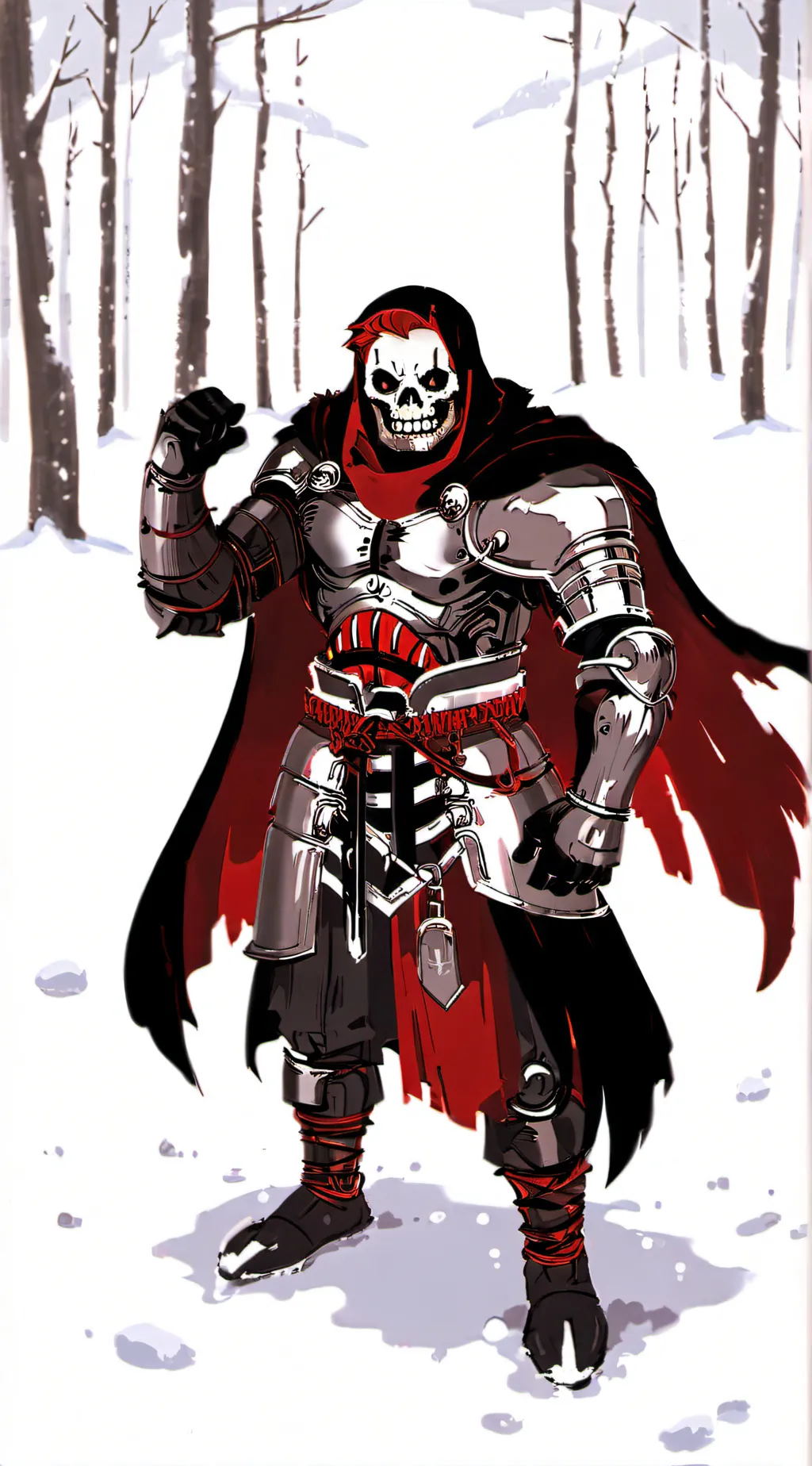 ai character: Sans background
