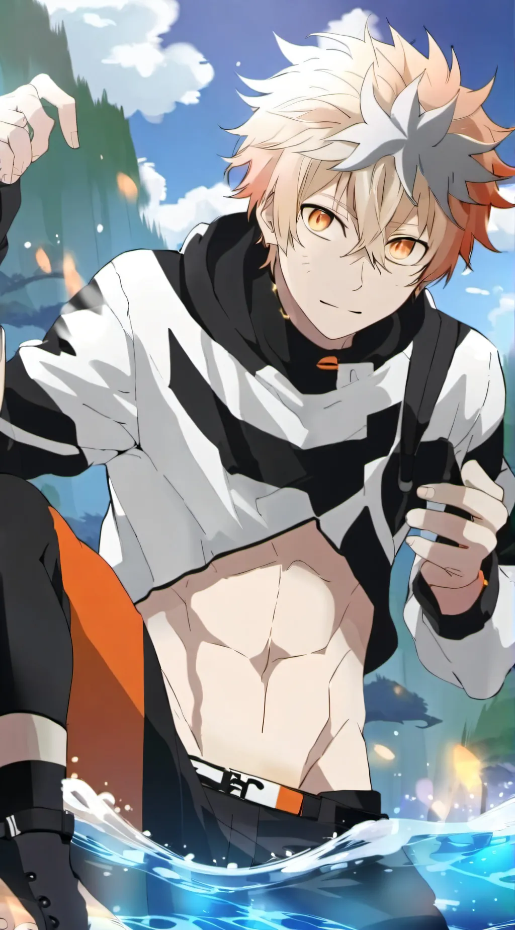 ai character: bakugou background