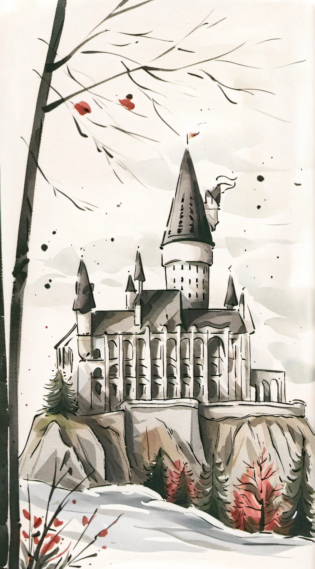 ai character: Yule Ball background