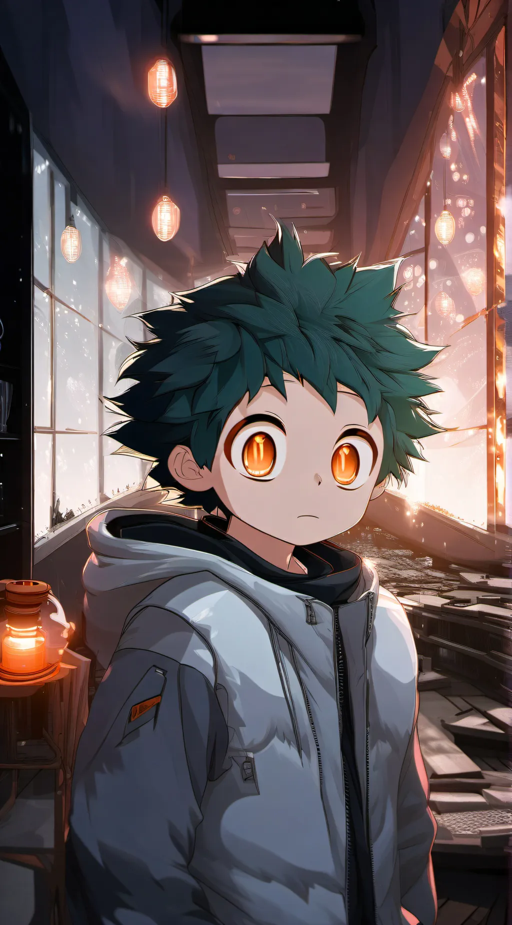 ai character: deku background