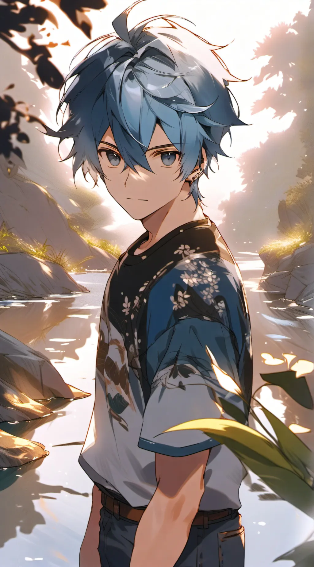 ai character: zodiac sign series background