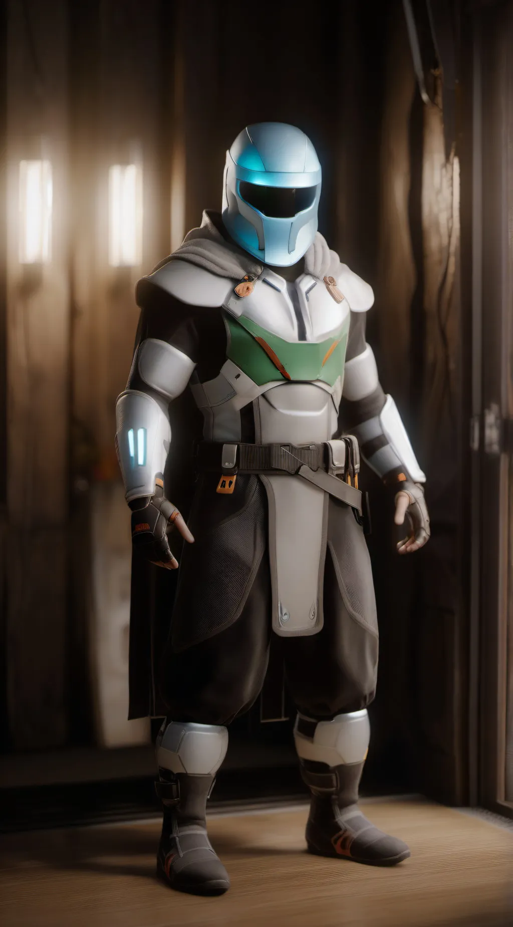 ai character: blue the stickbot background