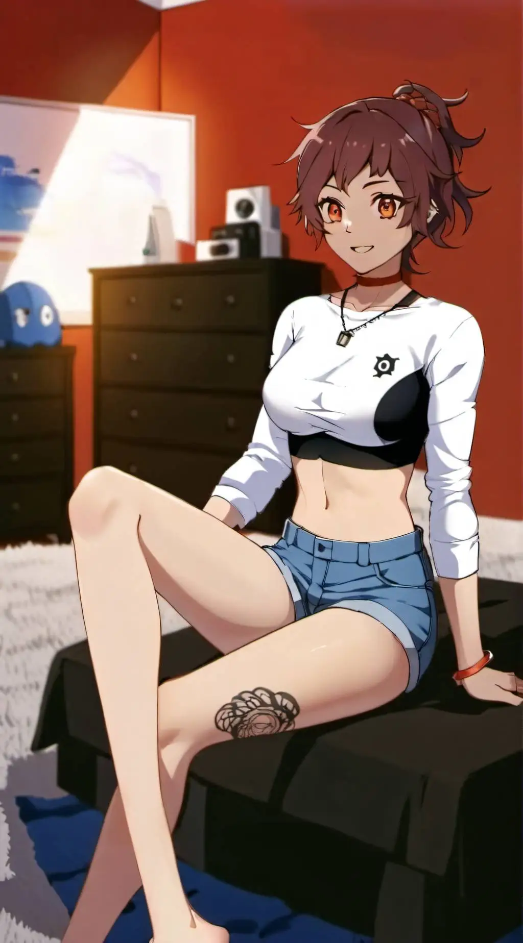 ai character: Ariana background