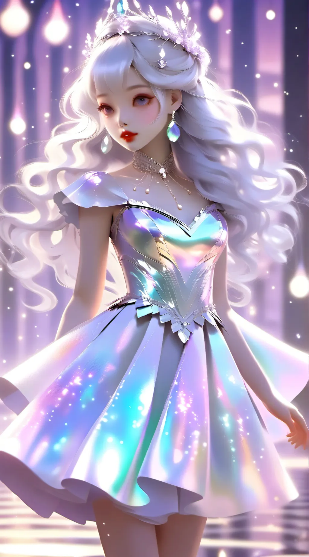 ai character: Rose background