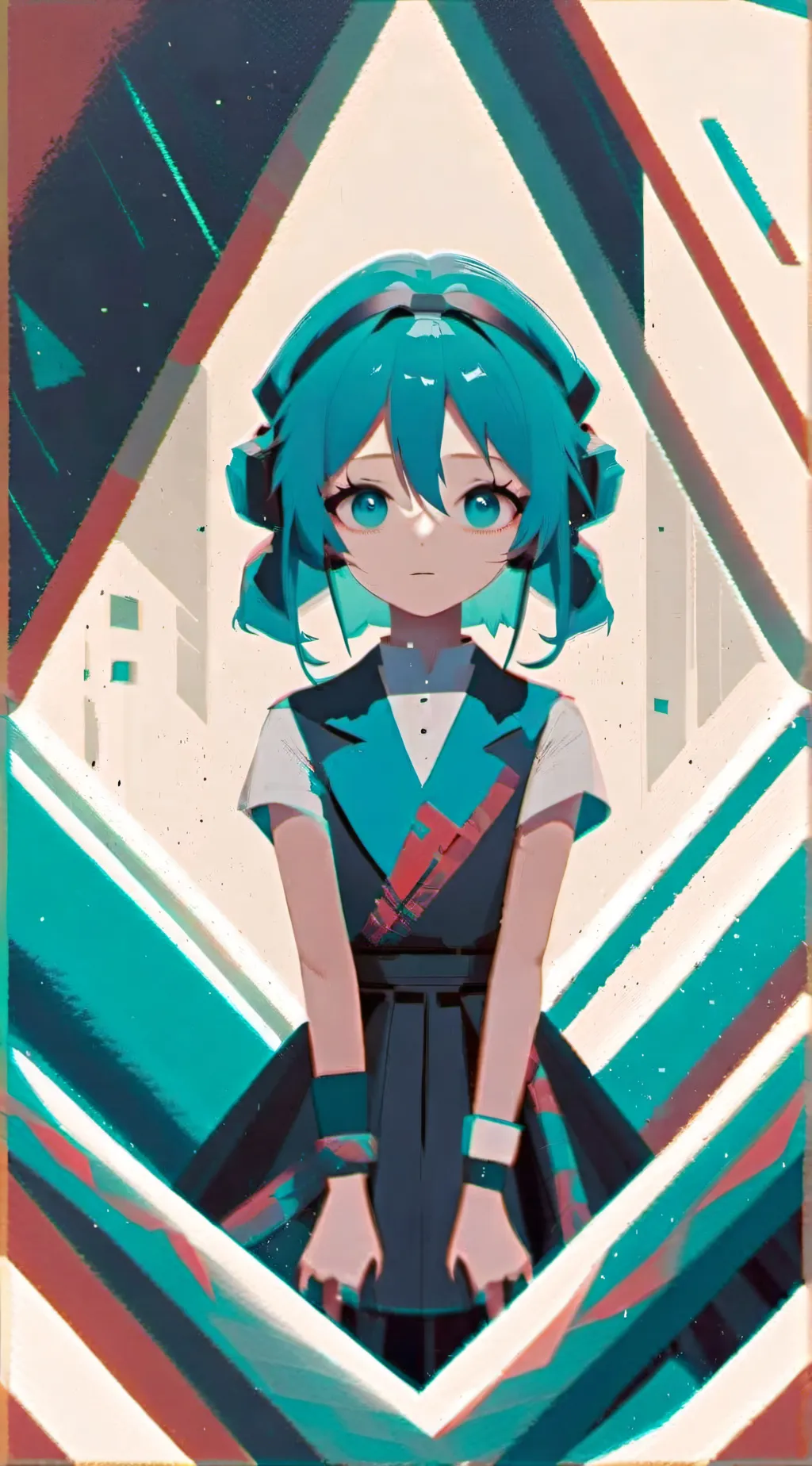 ai character: Miku background