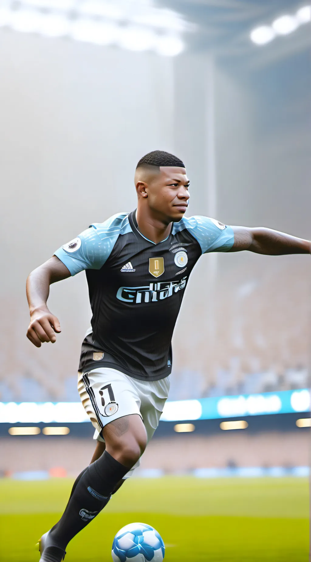 ai character: Mbappe background