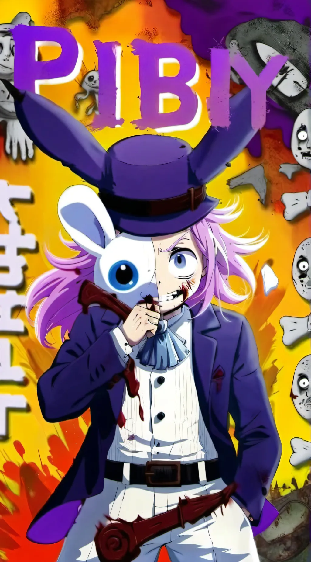 ai character: Pibby fnf background
