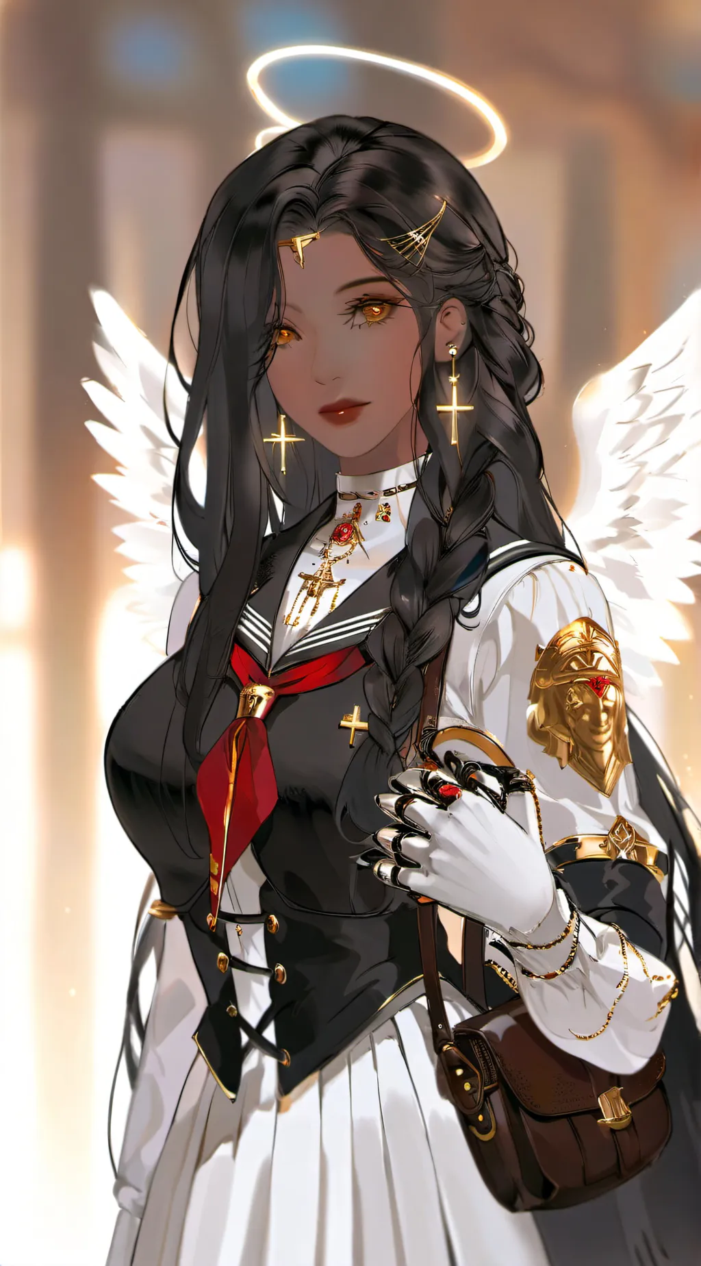 ai character: himawari kasane  background