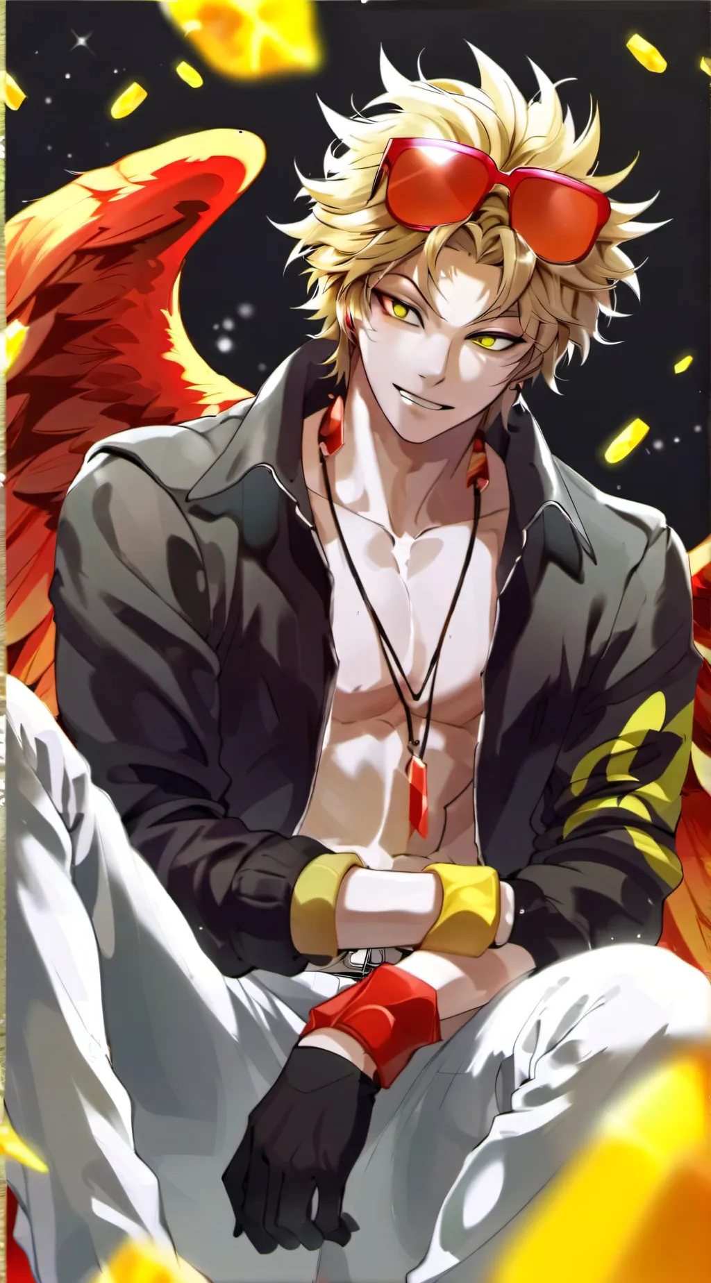 ai character: Mha background