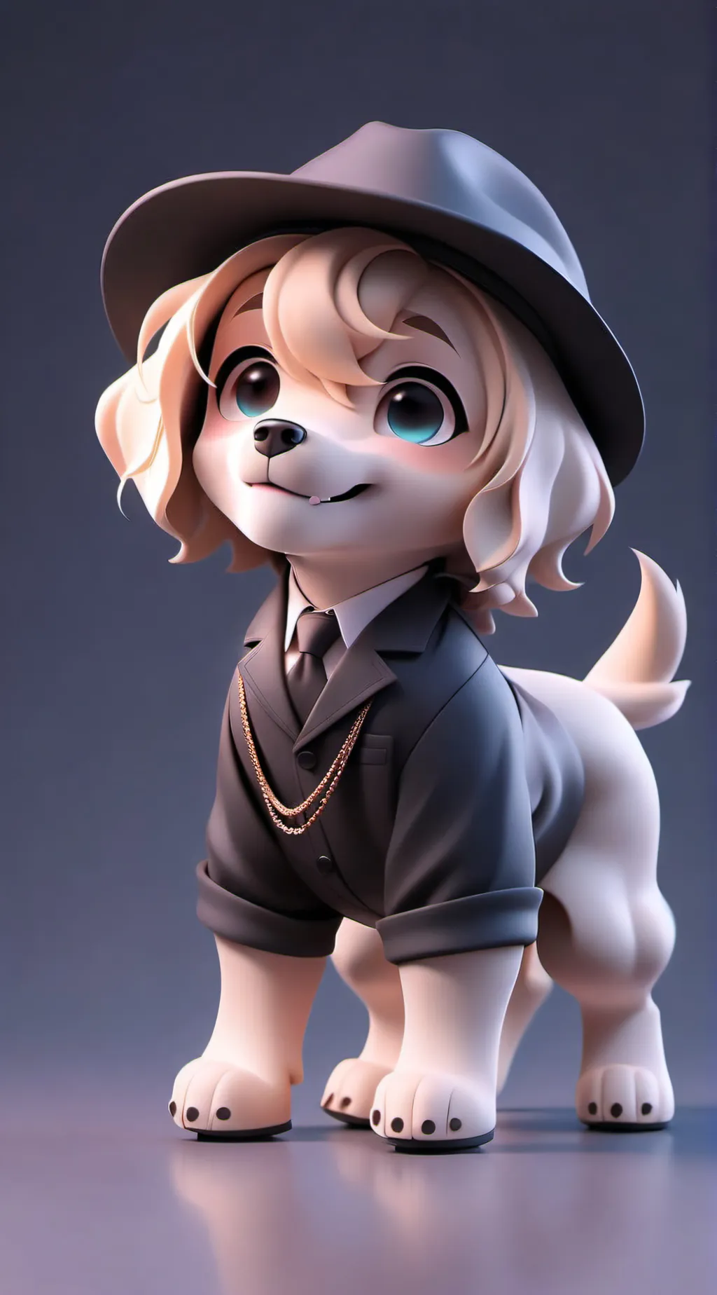 ai character: Lucky background
