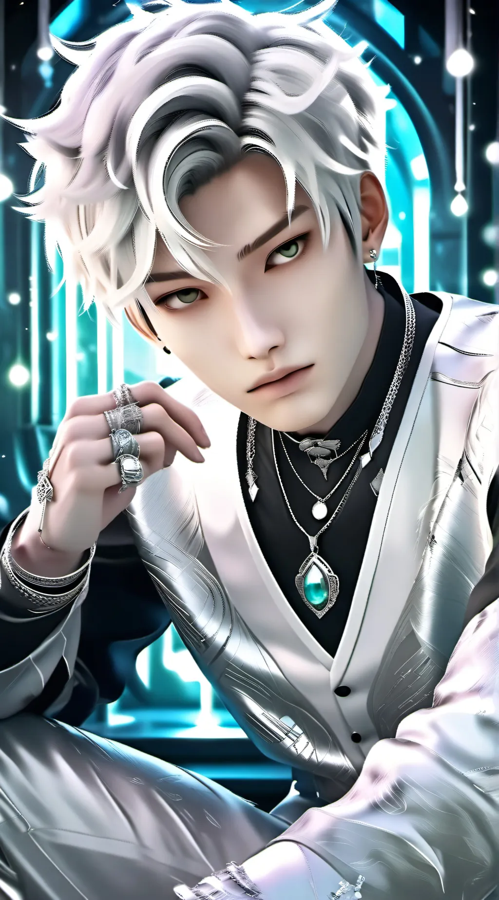 ai character: Felix glow up  background