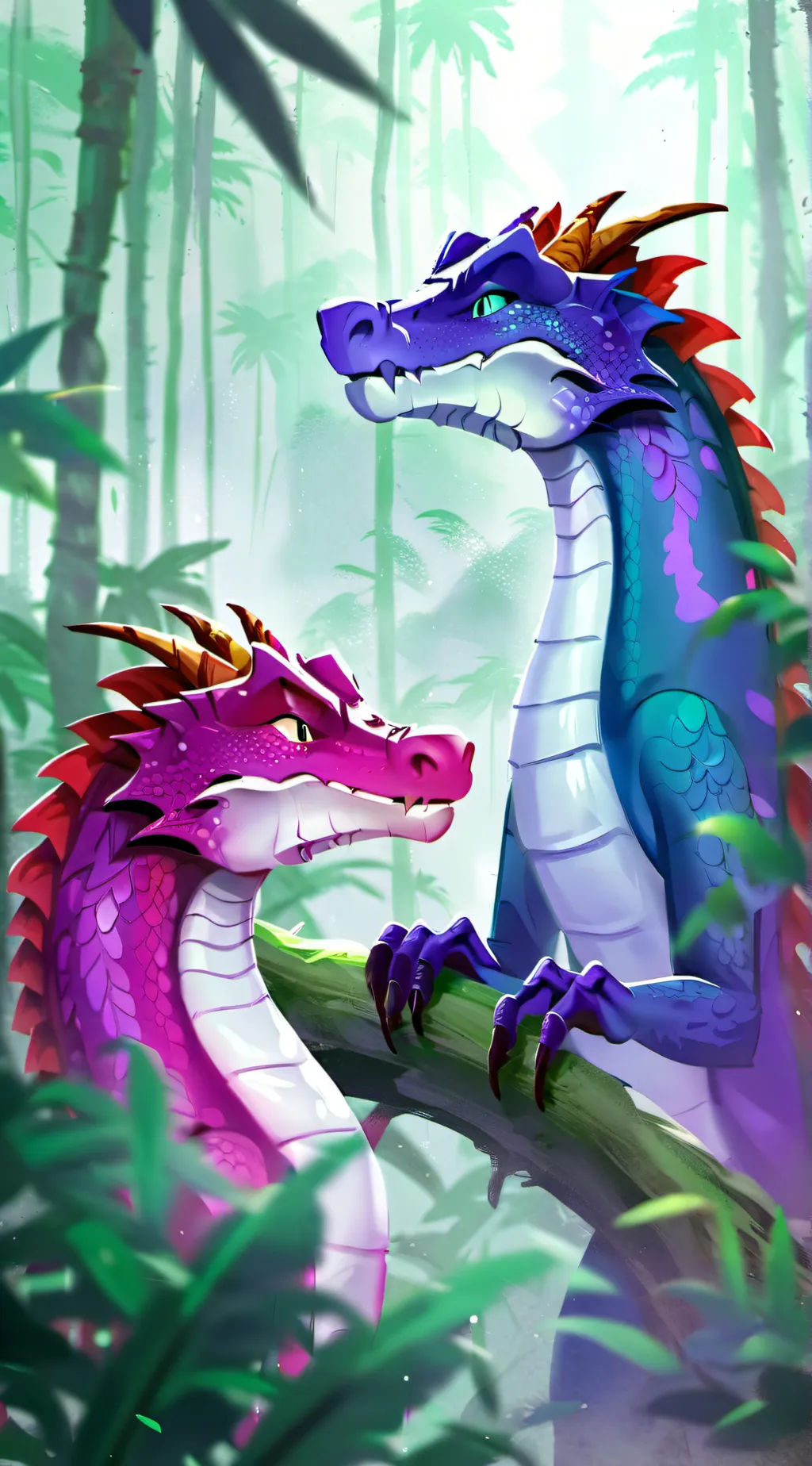 ai character: Storm & Berry background