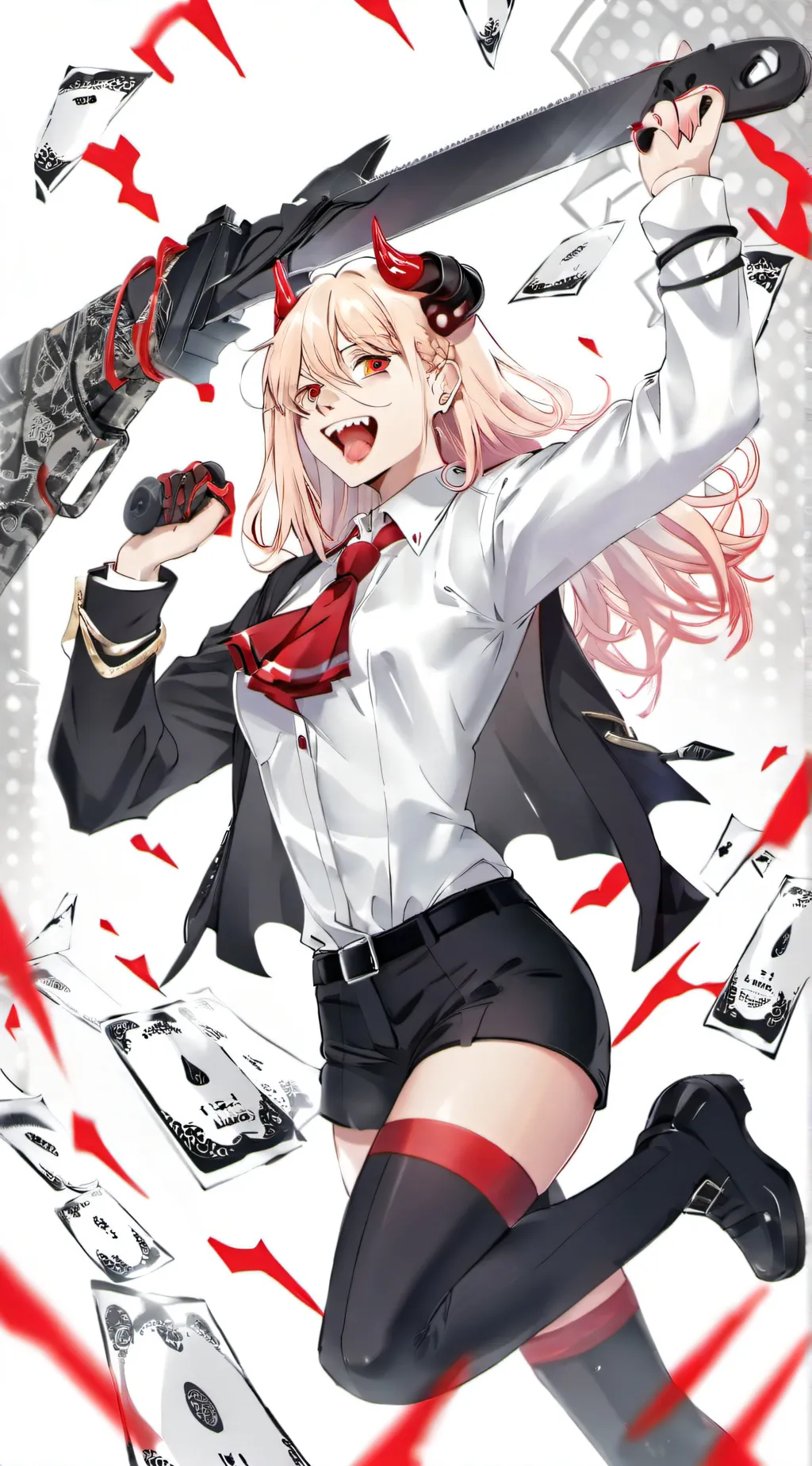 ai character: Power background