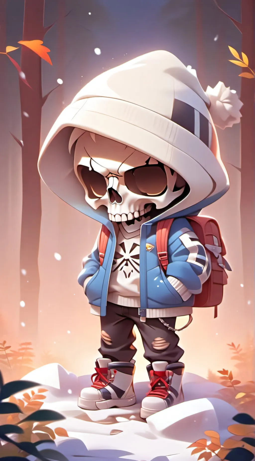ai character: sans background