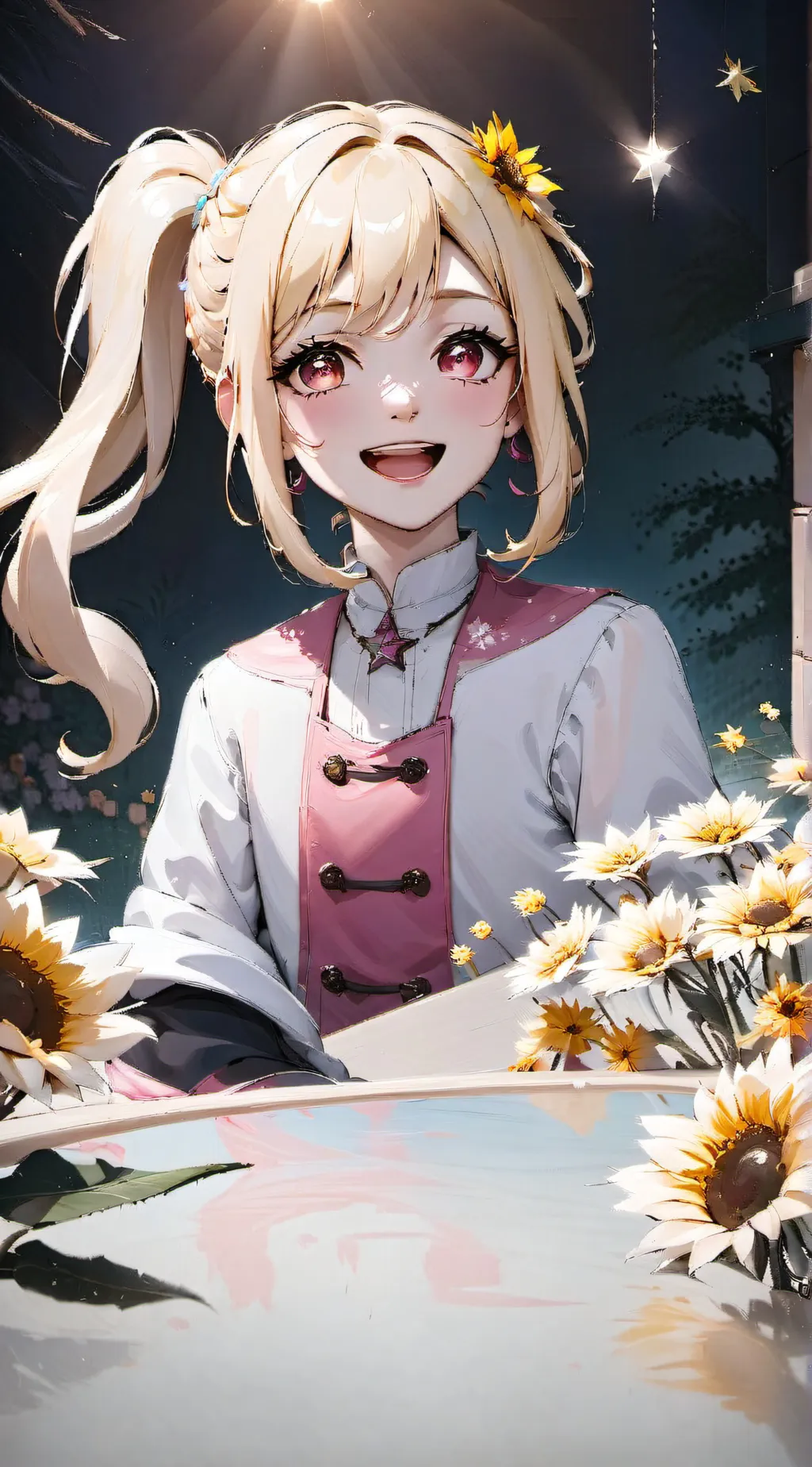 ai character: Ruby Hoshino  background