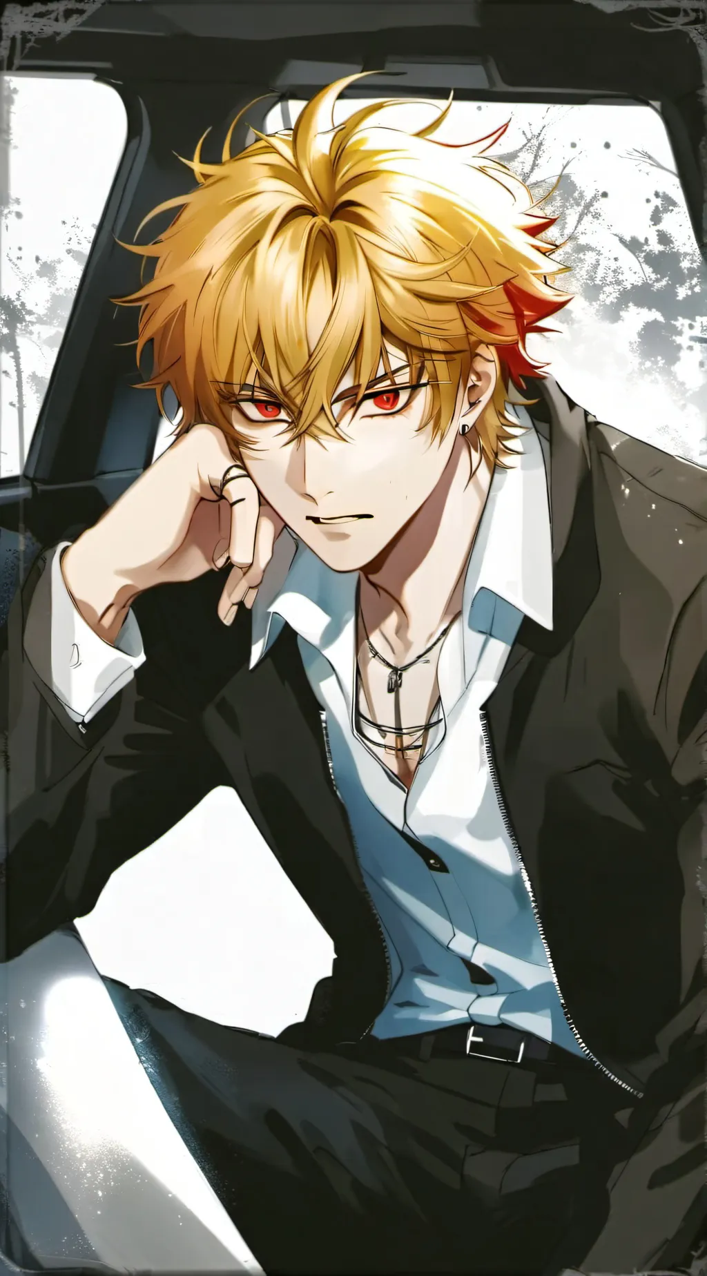 ai character: Bakugou Katsuki background