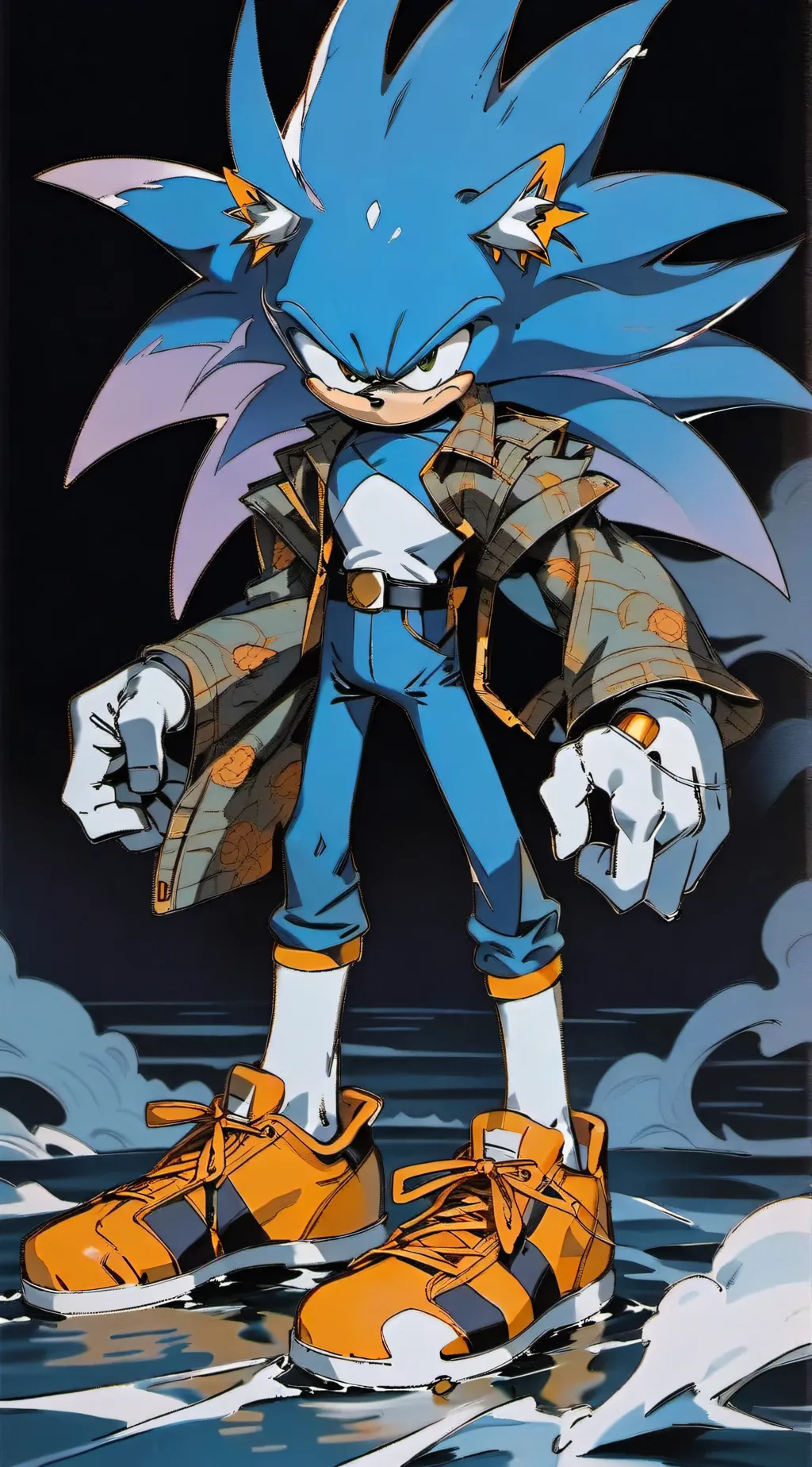 ai character: Sonic and his team background