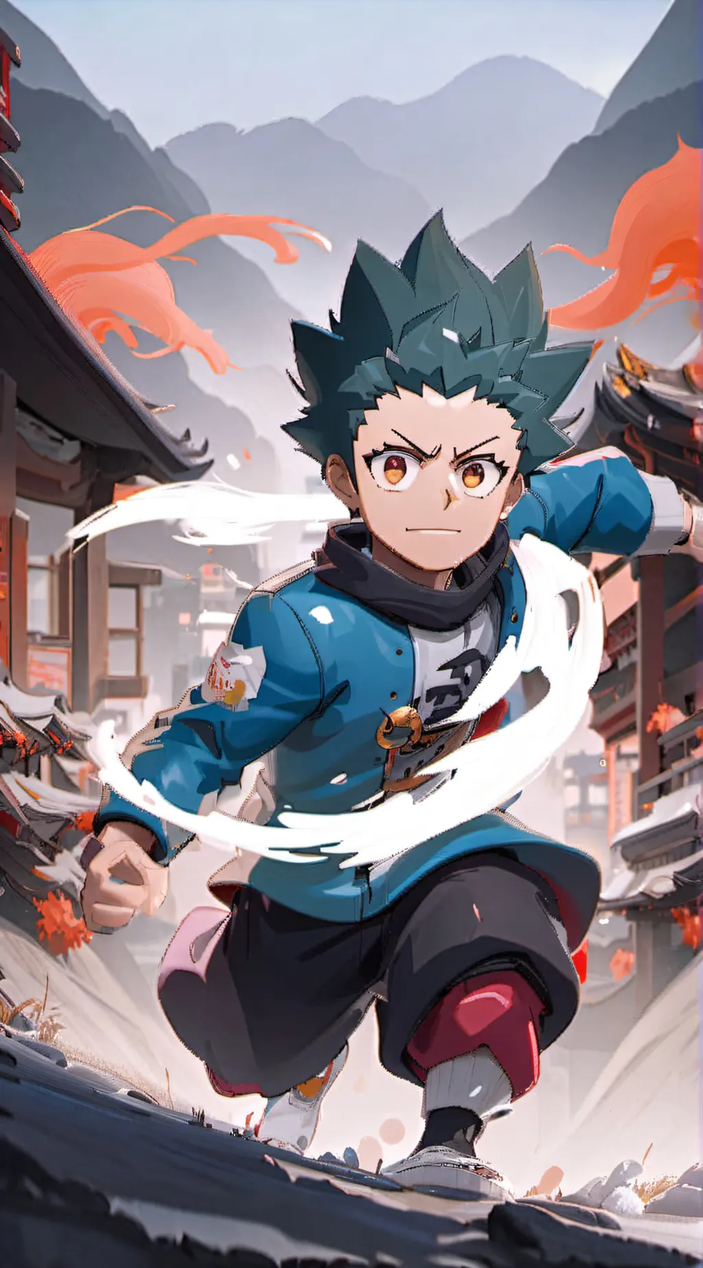 ai character: Valt aoi  background