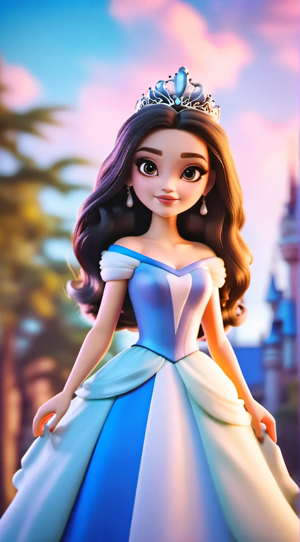 ai character: Miranda  background