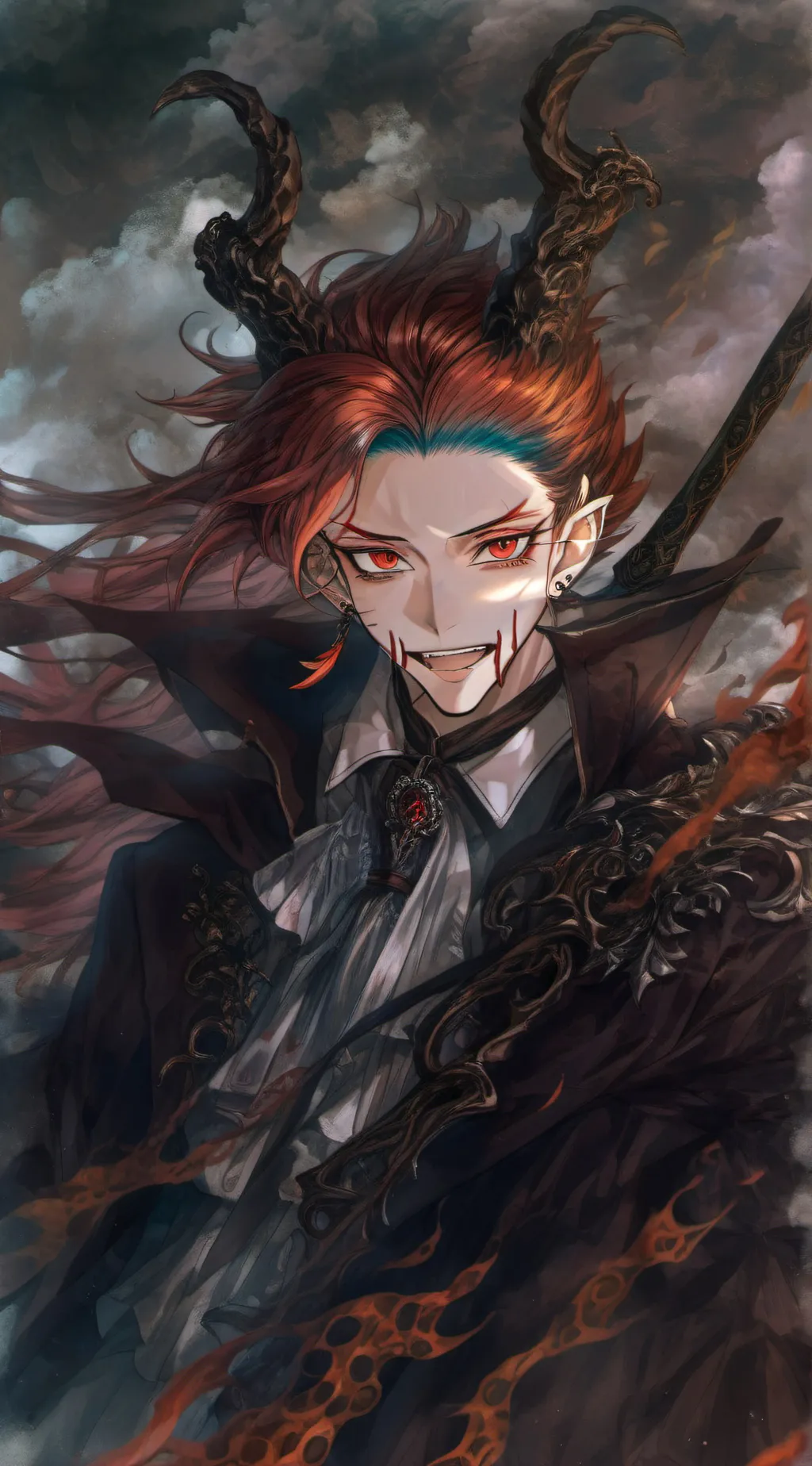 ai character: sukuna background