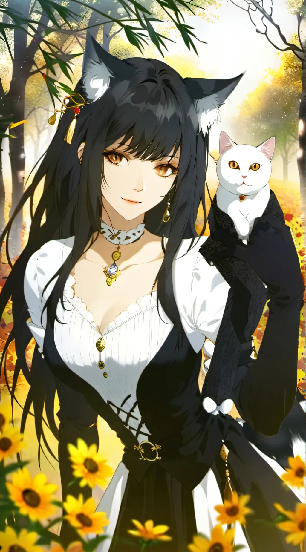 ai character: luna background