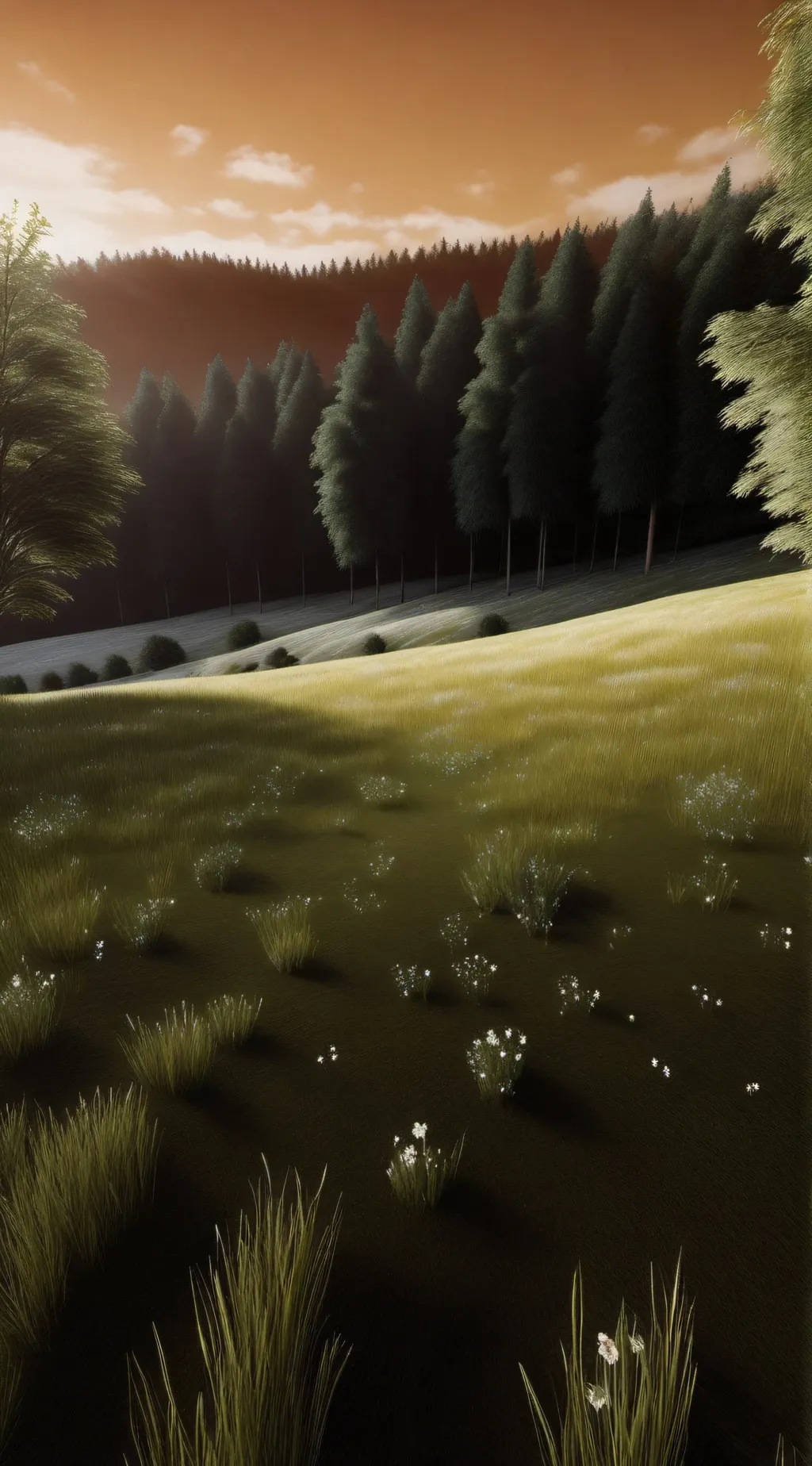 ai character: Nice Grass background