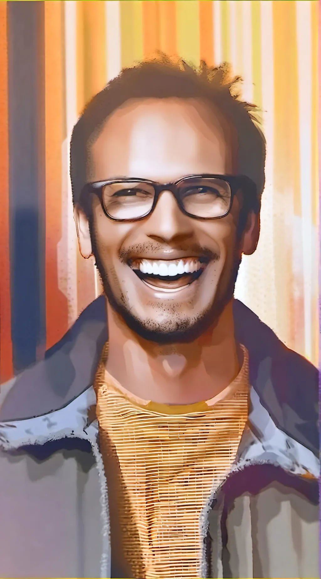ai character: Me and my friends background