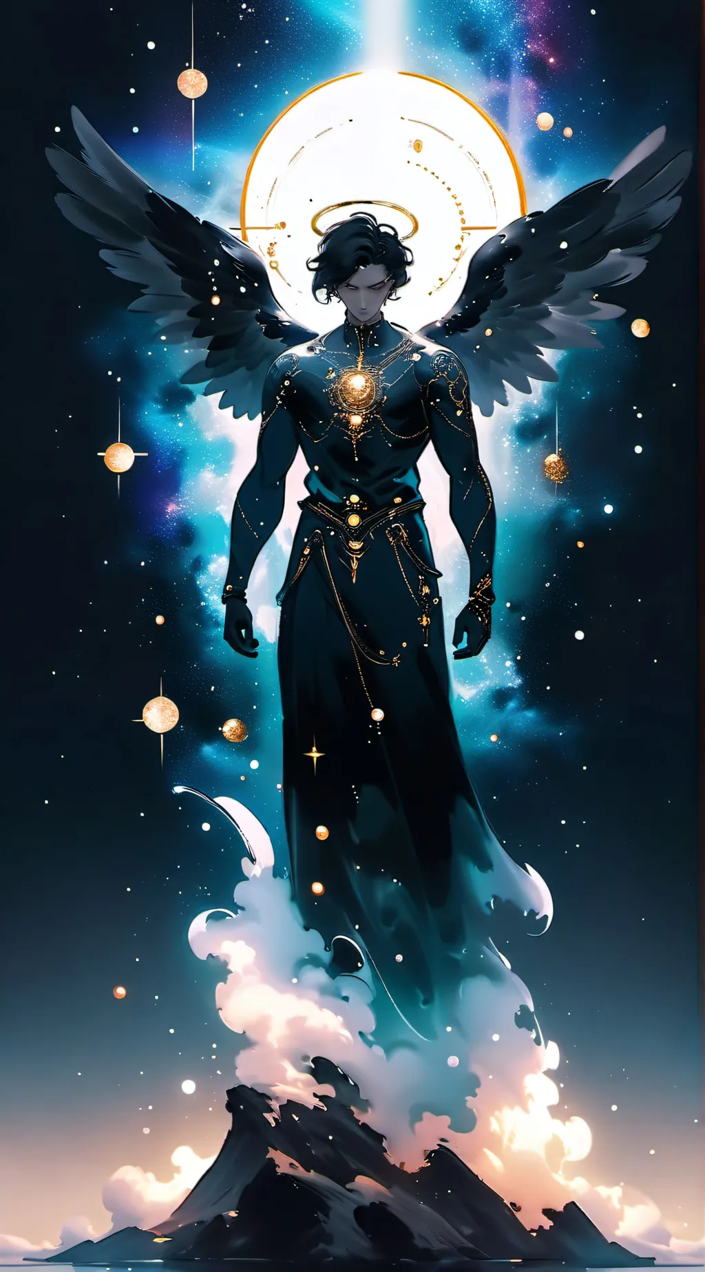 ai character: angel background