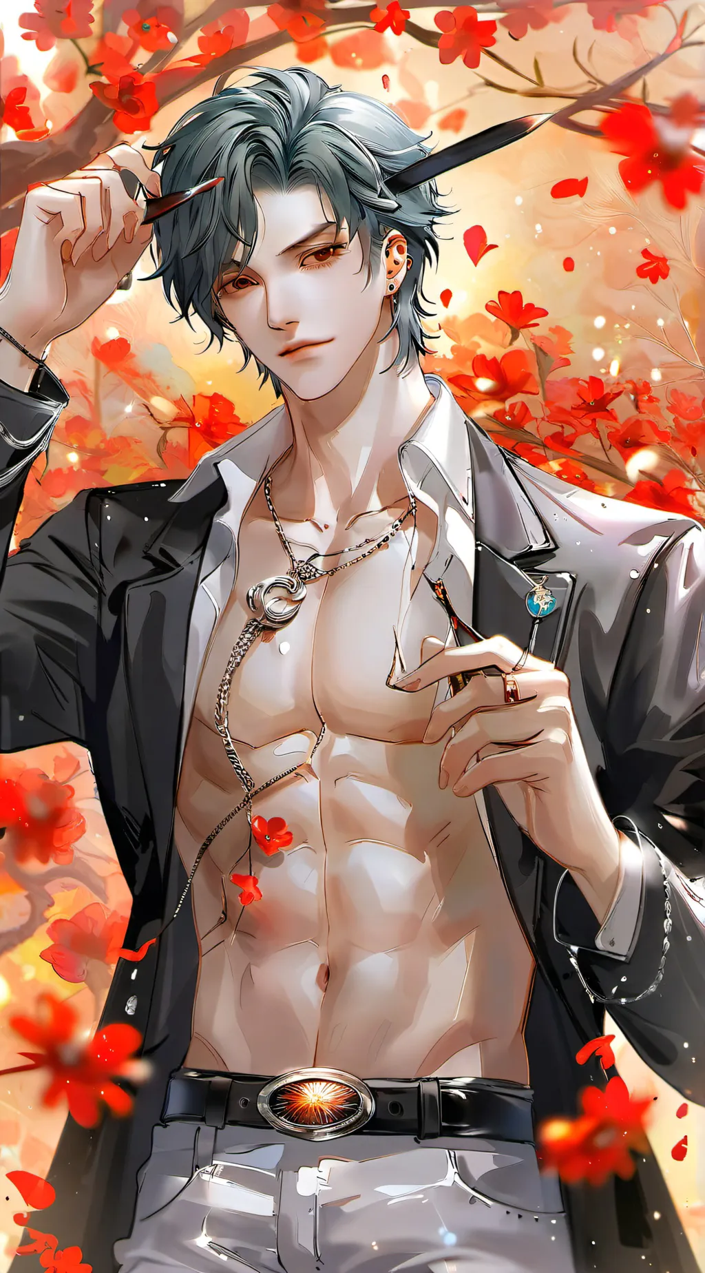 ai character: Rin bluntwood background