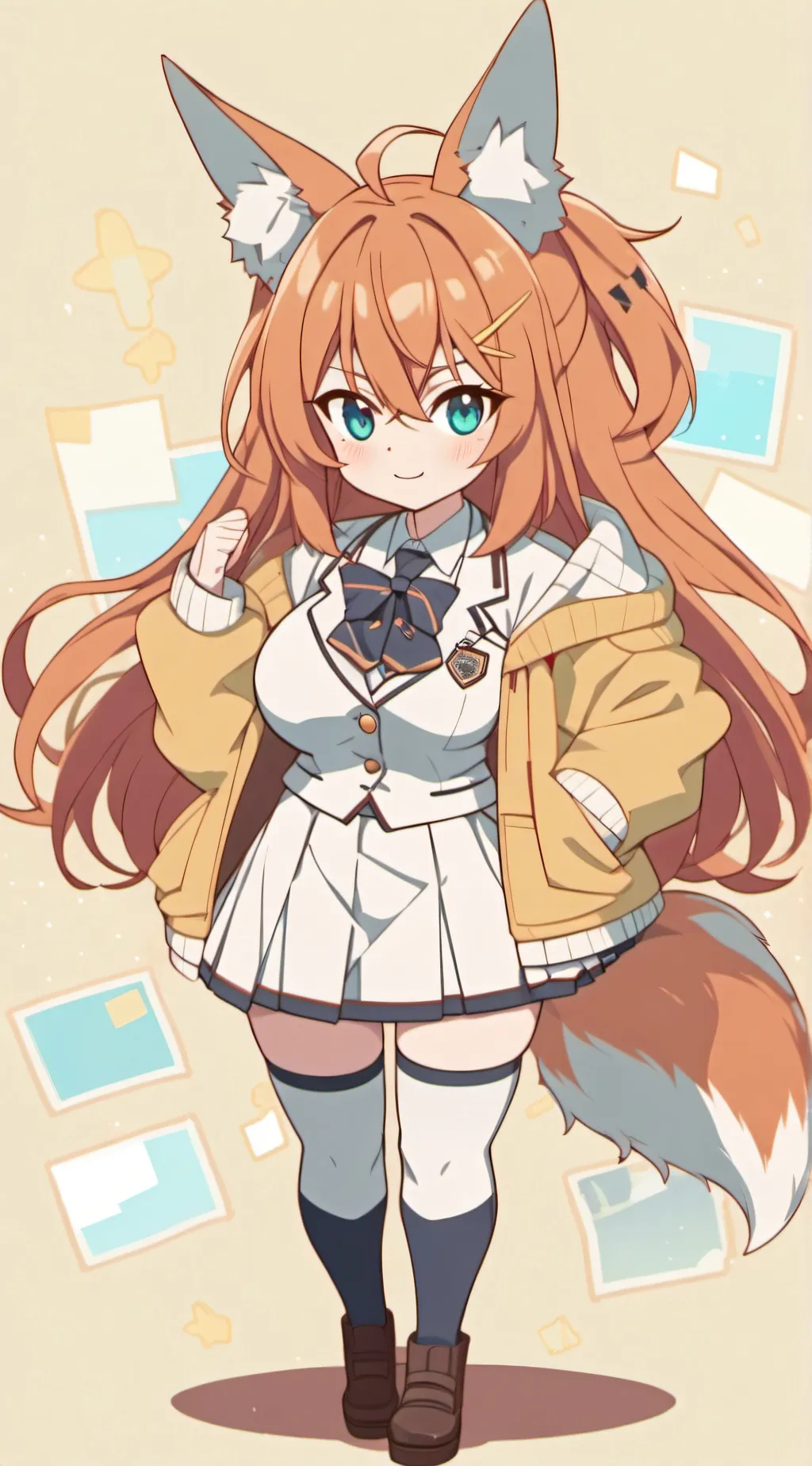 ai character: Mha zoo trip background