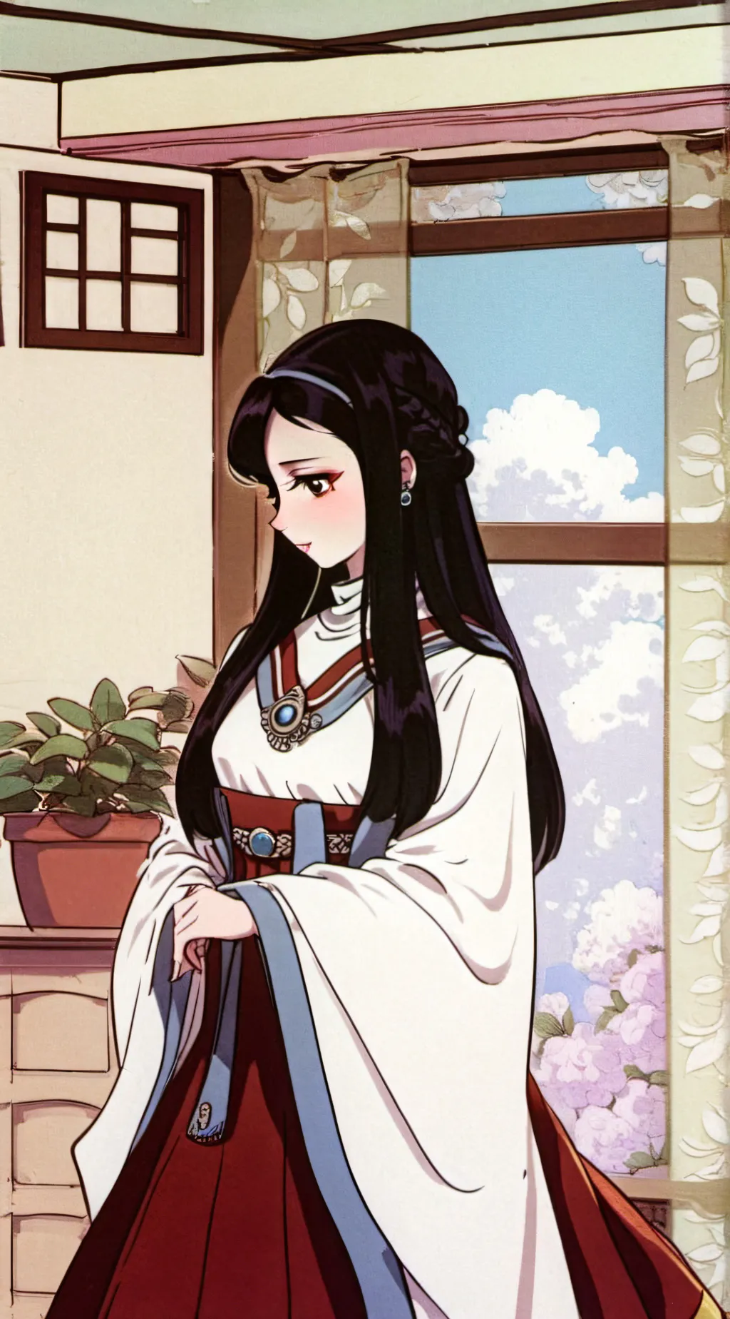 ai character: Sanemi Shinazgawa  background