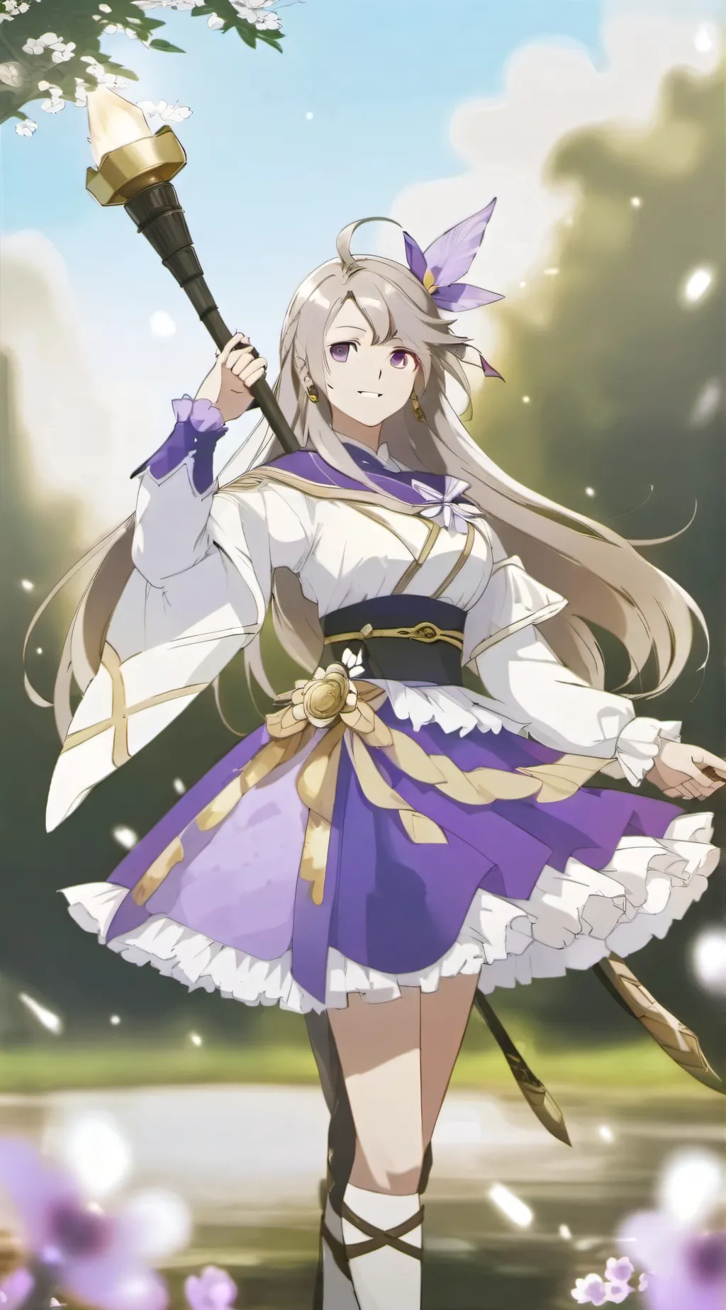 ai character: mika! background