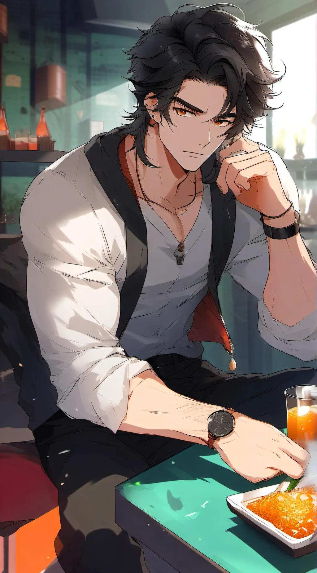 ai character: Alex background