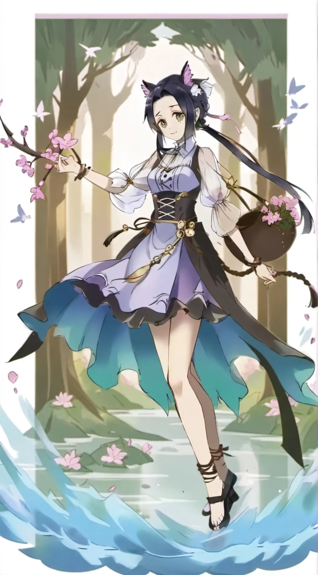 ai character: Shinobu KOCHO!!!  background