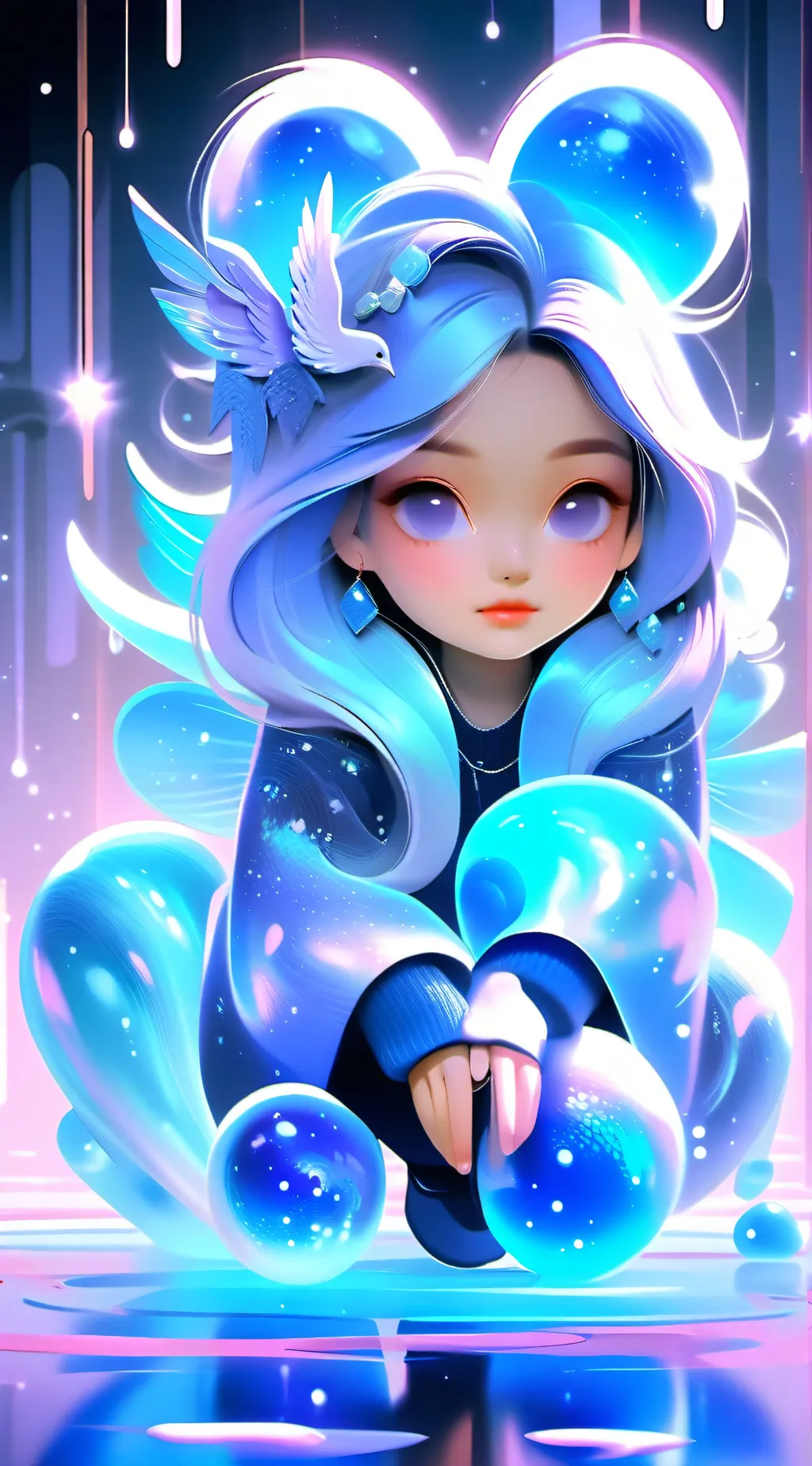 ai character: Cutie pie background
