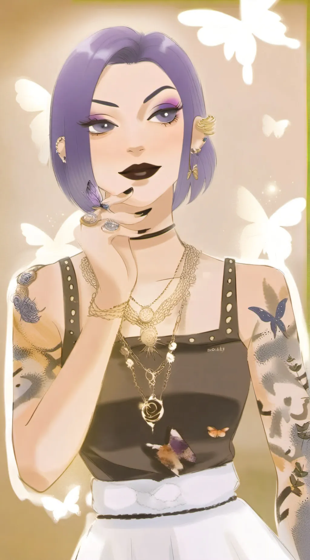 ai character: Evelyn background