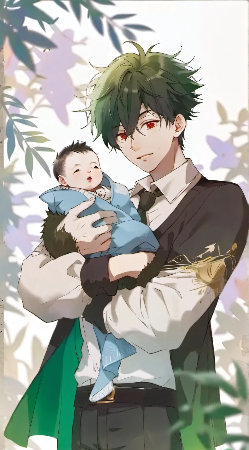 ai character: Deku X tordoki background