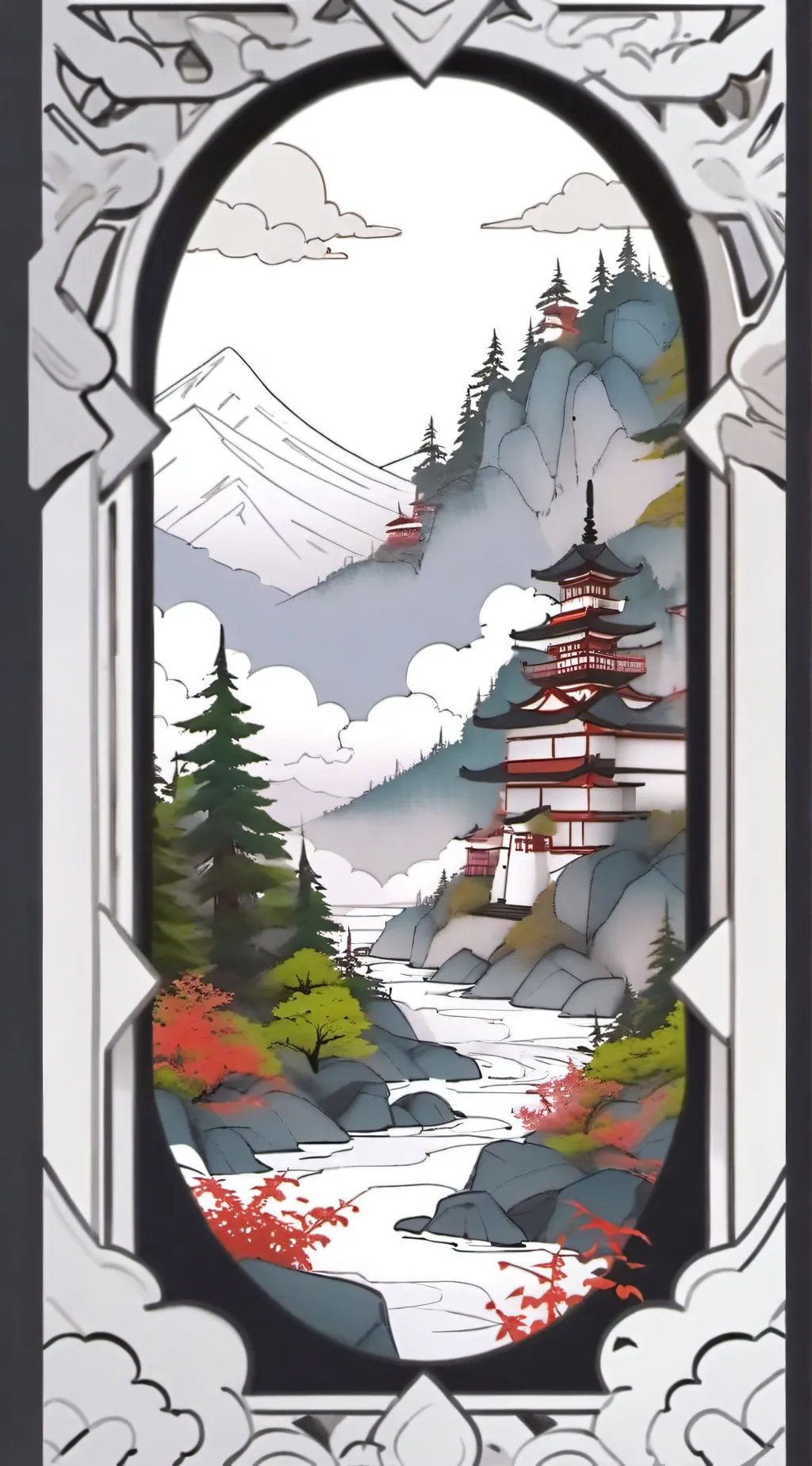 ai character: Spirited away <3 background