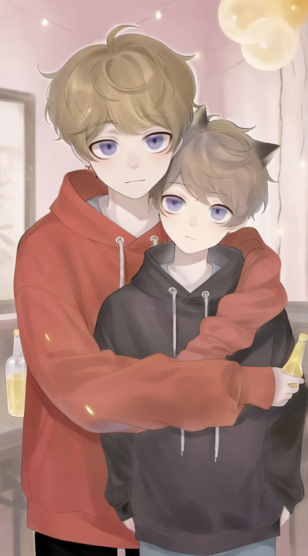 ai character: tord and Tom  background