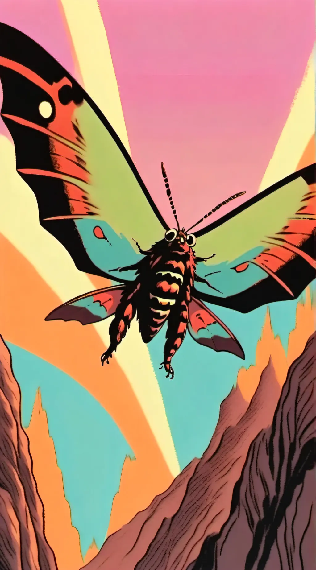 ai character: Mothra background