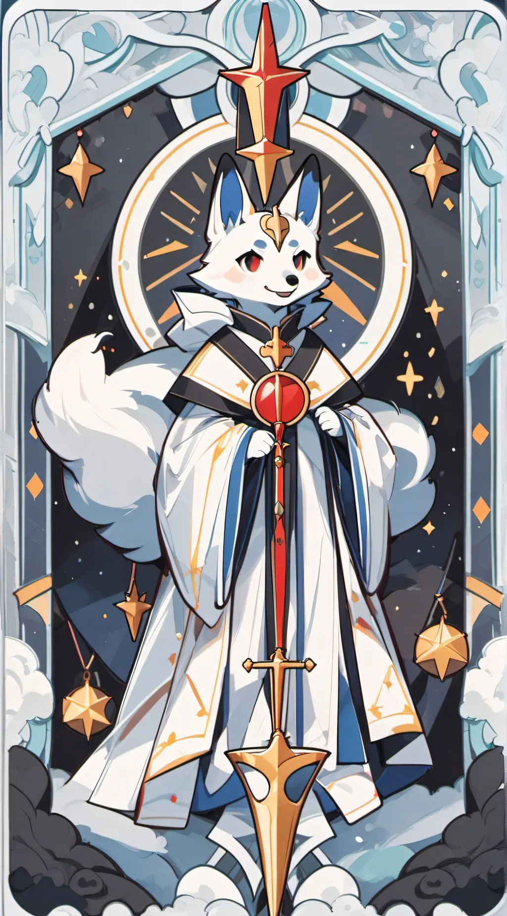 ai character: A random Ahh Furry background